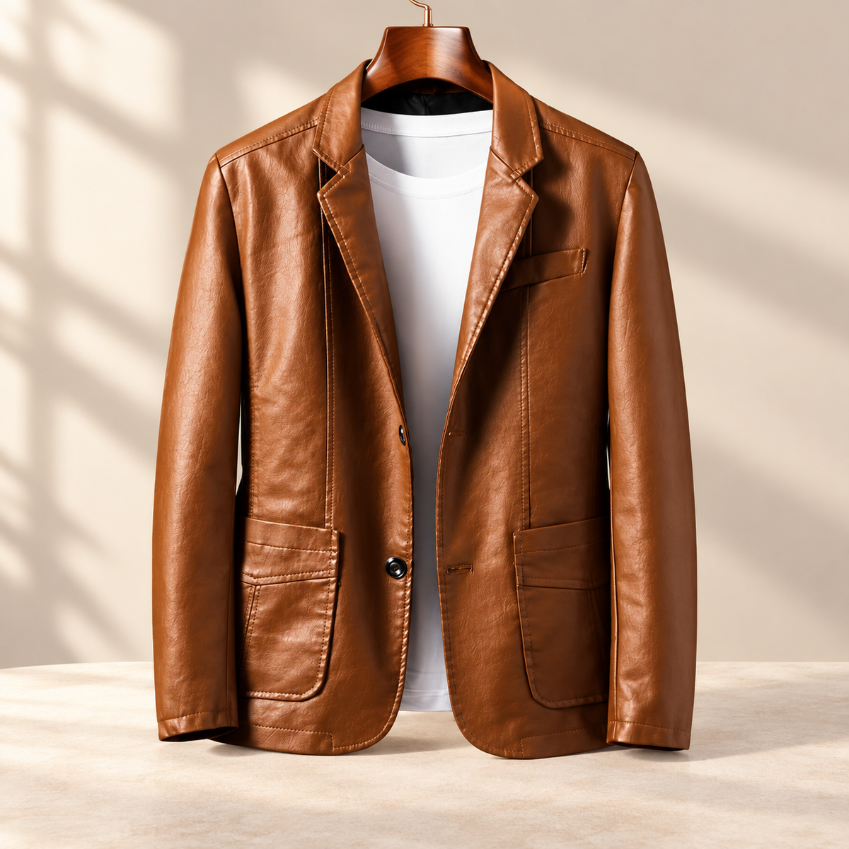 Lorenzo Tailored Leather Jacket