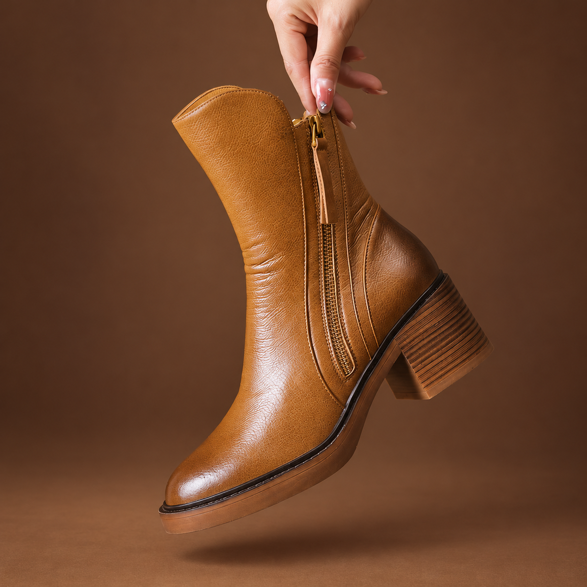 Aveline Vintage Leather  Boots