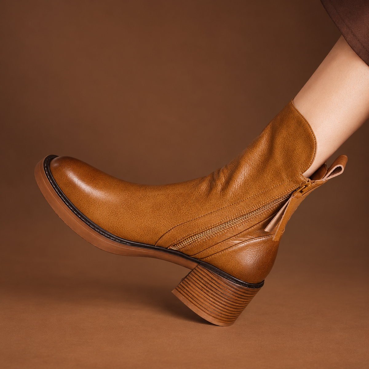 Aveline Vintage Leather  Boots