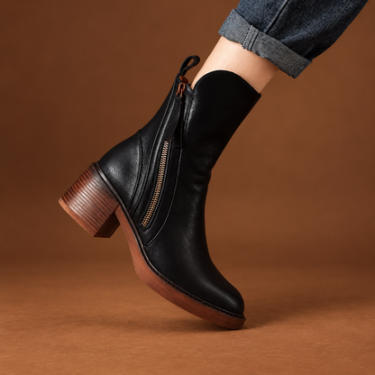 Aveline Vintage Leather  Boots