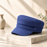 Riviera Linen Baker Cap