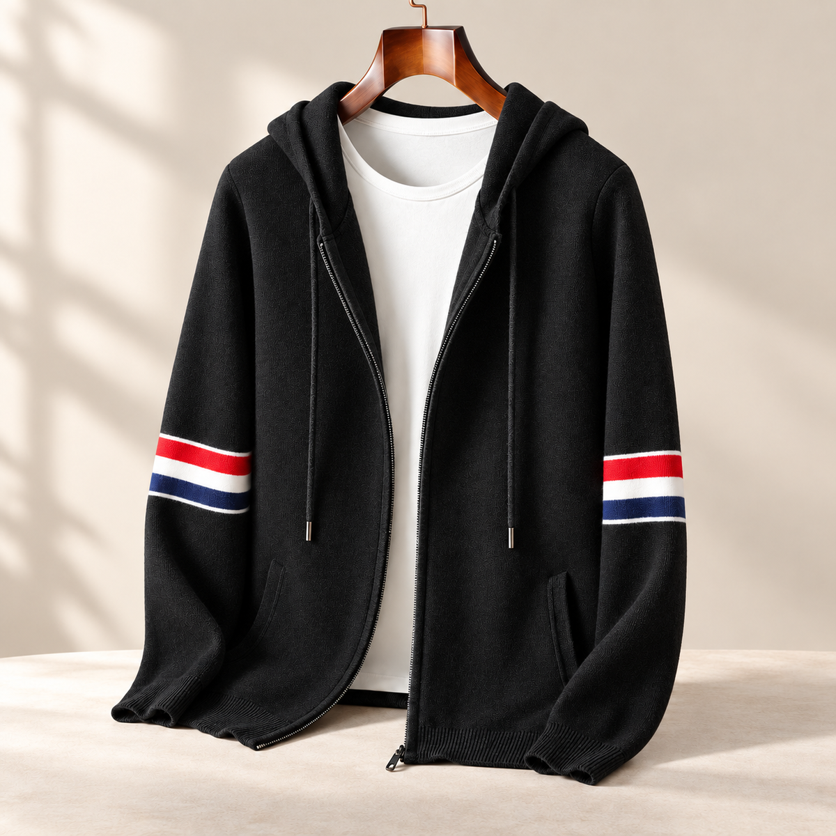 Weston Cashmere Zip Hoodie