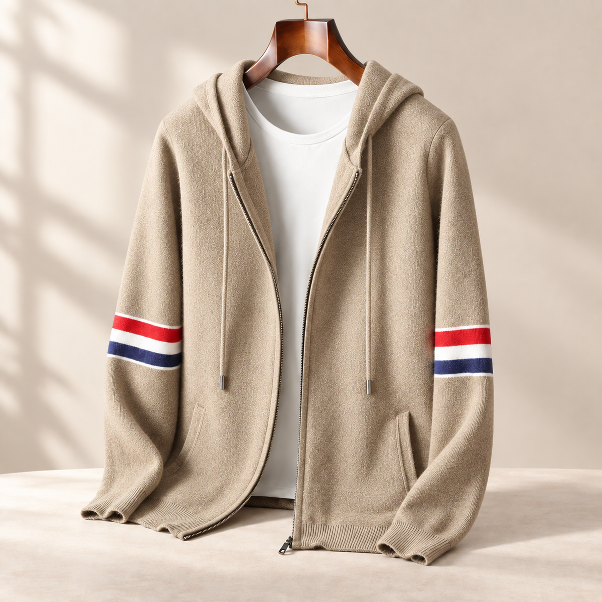 Weston Cashmere Zip Hoodie