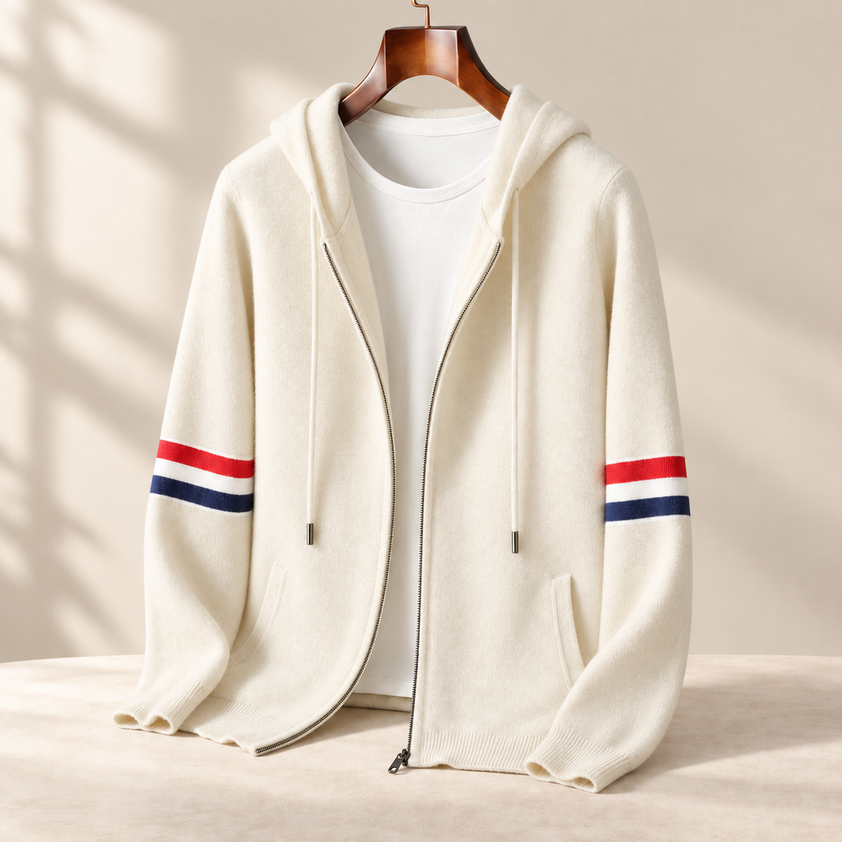 Weston Cashmere Zip Hoodie