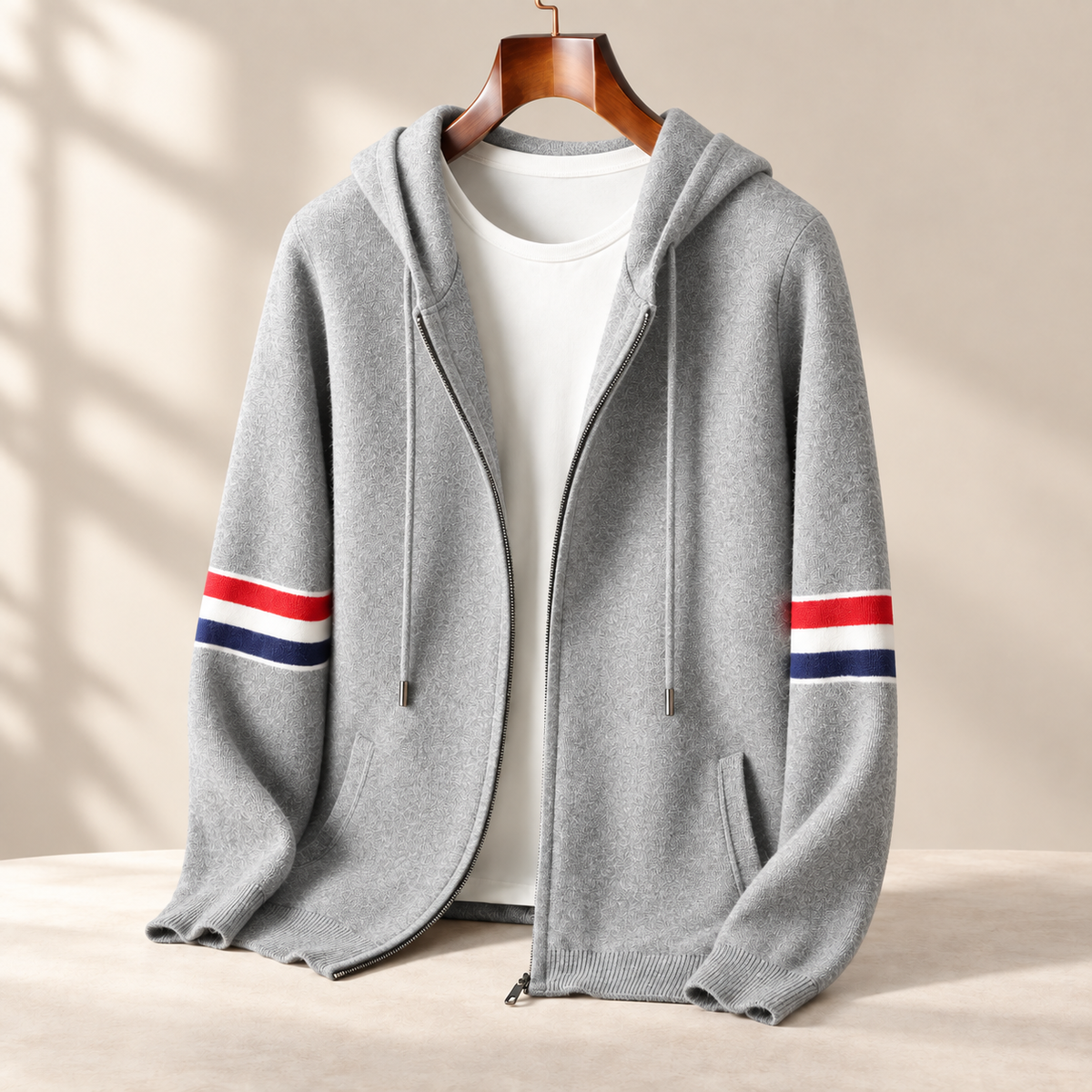 Weston Cashmere Zip Hoodie