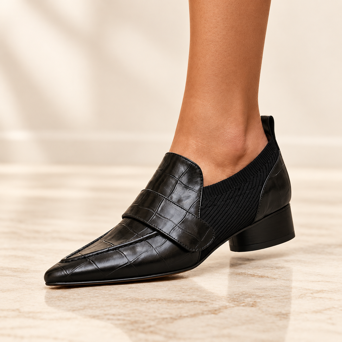 Rich Genuine Leather Mules