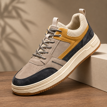 Regent Vale Leather Slip-On Sneakers