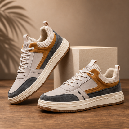 Regent Vale Leather Slip-On Sneakers