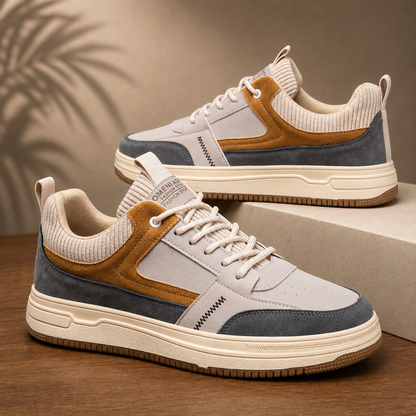 Regent Vale Leather Slip-On Sneakers