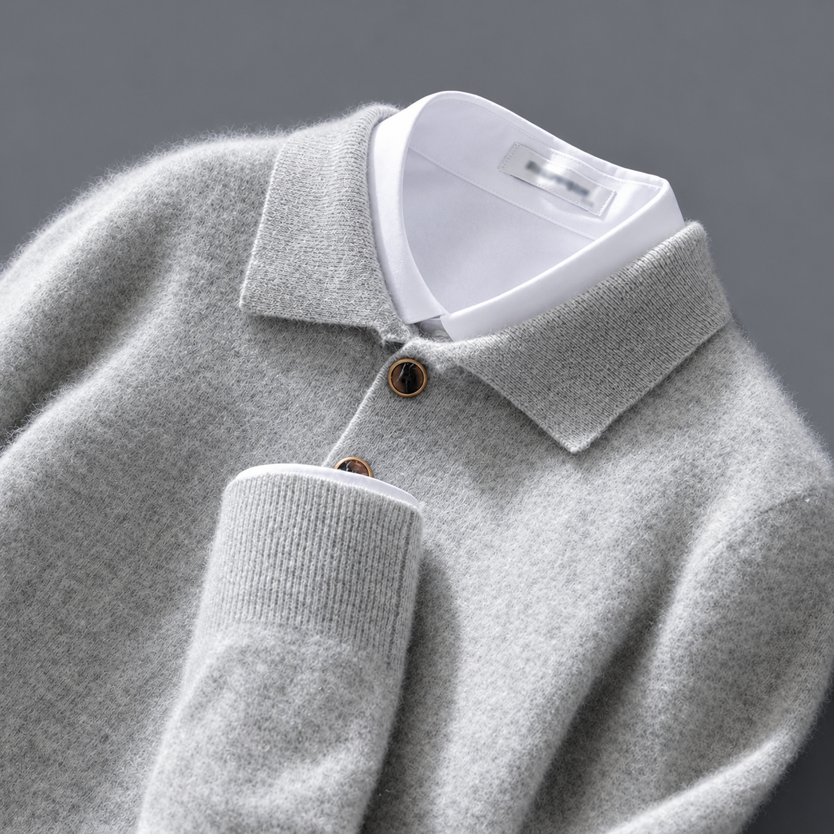 Arvani Cashmere Polo Sweater