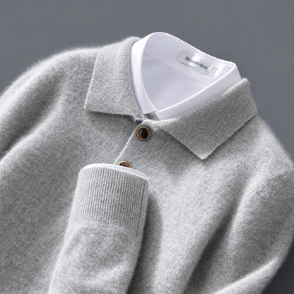 Arvani Cashmere Polo Sweater
