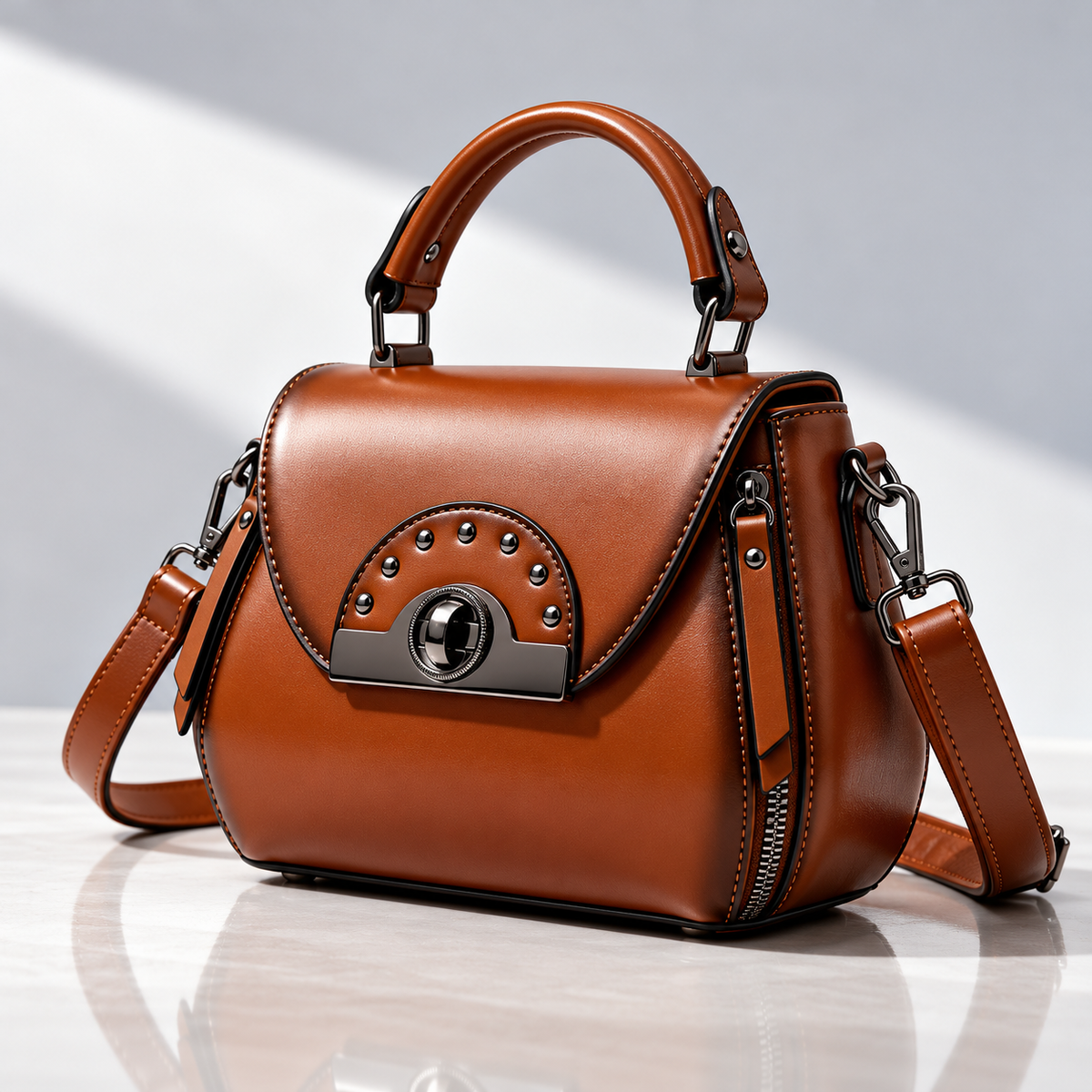 Aria Vintage Satchel Bag