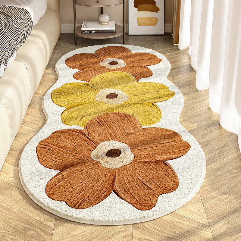 Nature Floral Plush Accent Rug