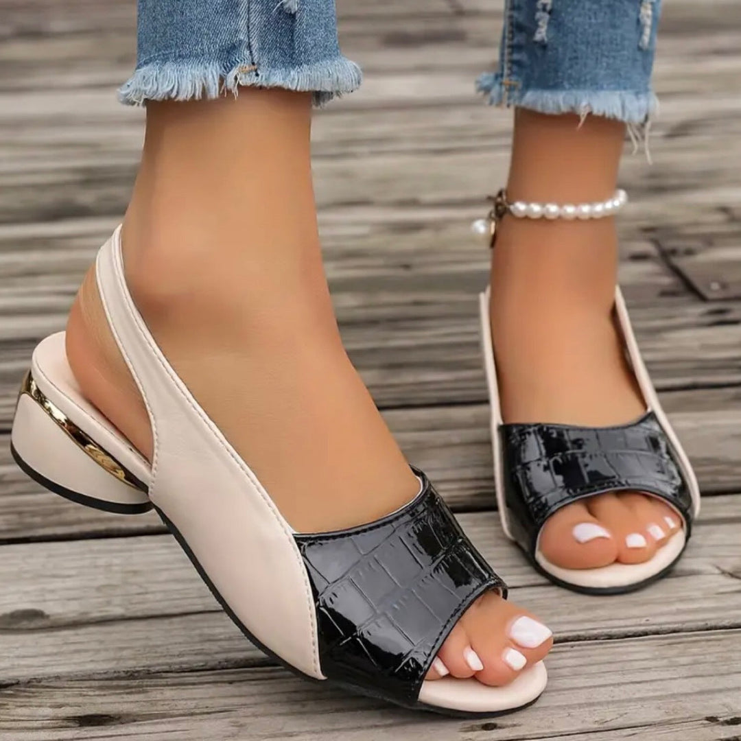 Emerald Luxe Slingback Heels