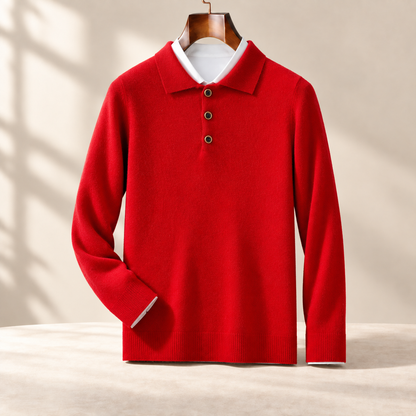 Arvani Cashmere Polo Sweater