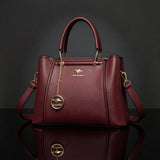 Bordeaux Heritage Structured Leather Tote