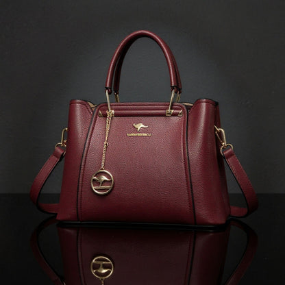 Bordeaux Heritage Structured Leather Tote