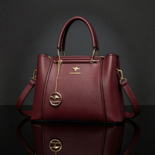Bordeaux Heritage Structured Leather Tote