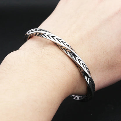 Forge Silver Open Cuff