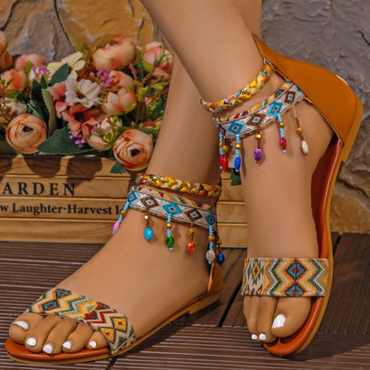 Nomad Tassel Sandals