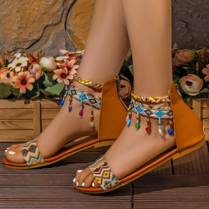 Nomad Tassel Sandals