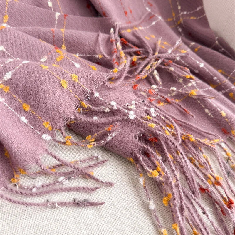 Elara Heritage Plaid Scarf