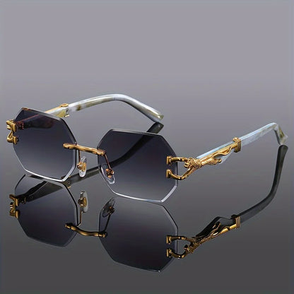 Royal Panther Rimless Sunglasses