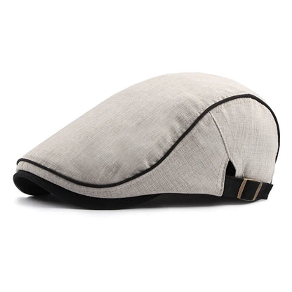 Oohmy Cotton Berets Men Women Casual Gatsby Ivy Hat Outdoor Golf Driving Flat Hat Cabbie Driver Newsboy Cap Vintage Headwear