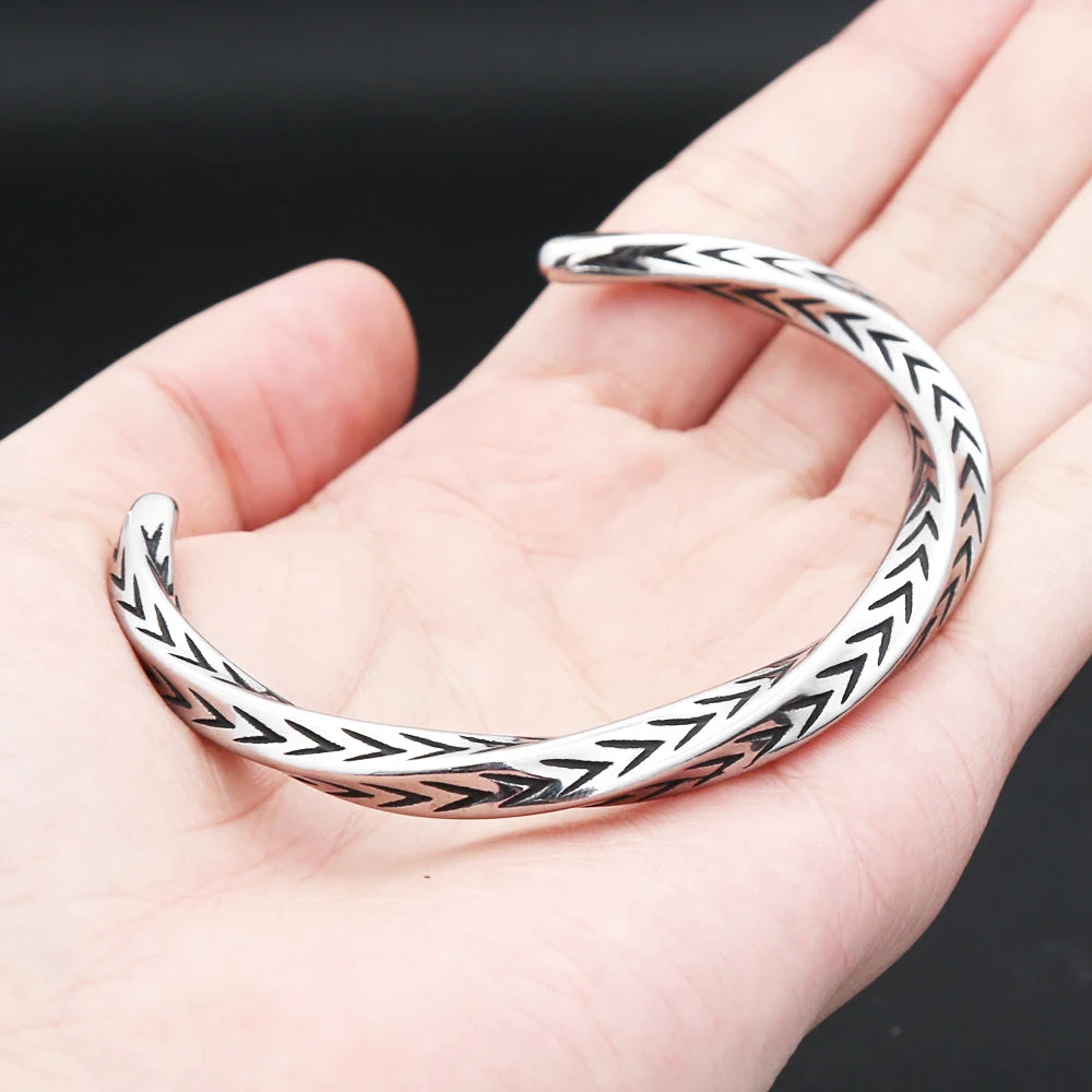 Forge Silver Open Cuff