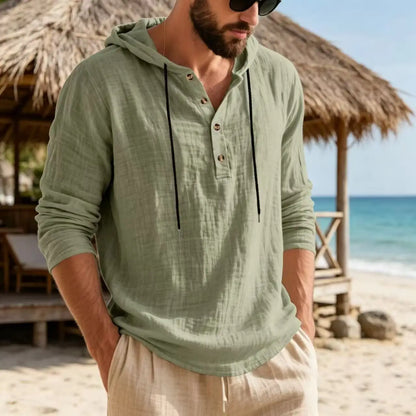 Coastal Breeze Hooded Shirt