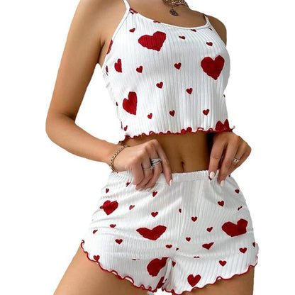 Sweetheart Ribbed Lounge Set