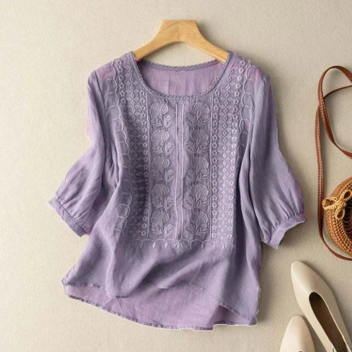 Luna Linen Blouse