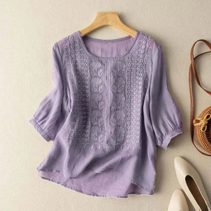 Luna Linen Blouse