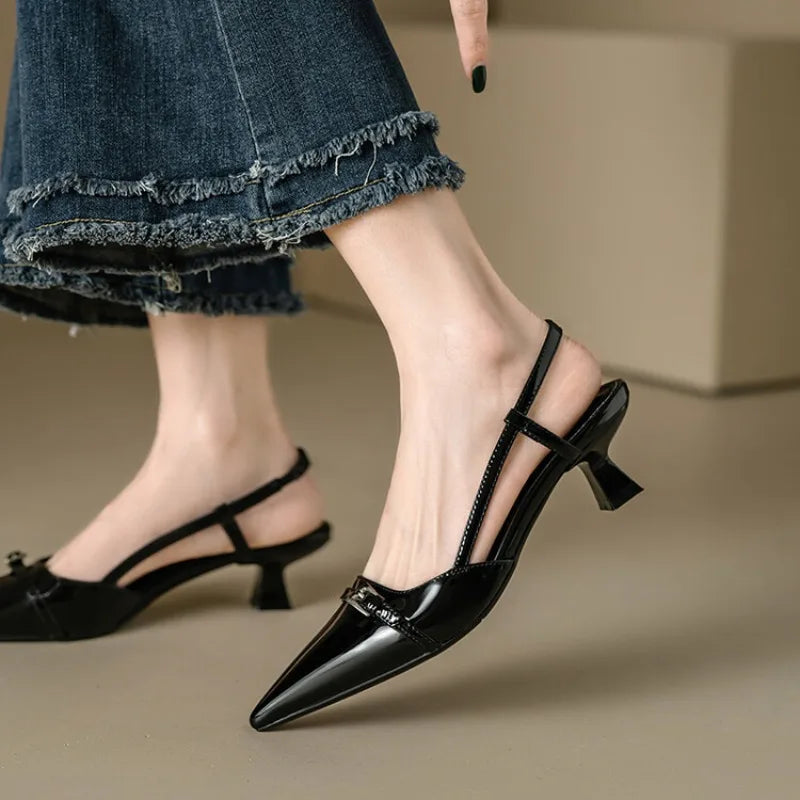 Monarch Slingback Heels