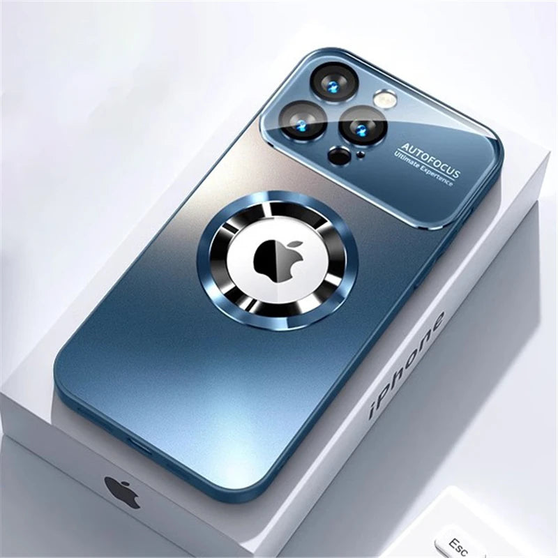 Titanium Metallic Color Matte Magnetic Case