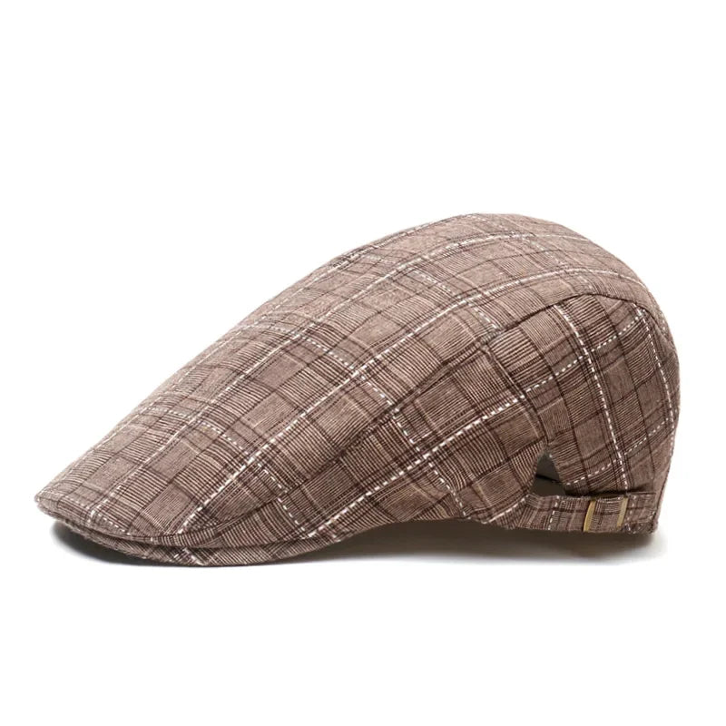 Oohmy Cotton Berets Men Women Casual Gatsby Ivy Hat Outdoor Golf Driving Flat Hat Cabbie Driver Newsboy Cap Vintage Headwear