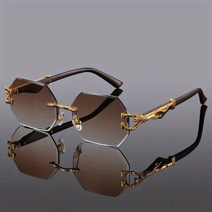 Royal Panther Rimless Sunglasses