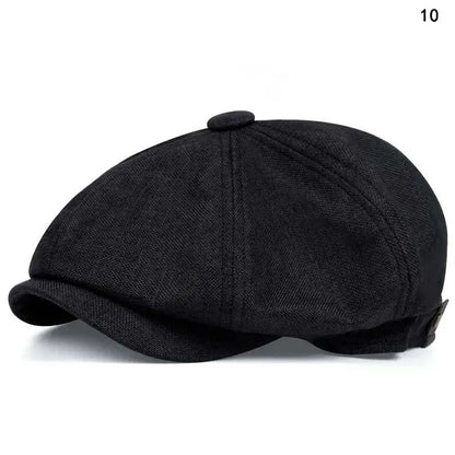 Men Casual Peaky Blinders Hat Spring Autumn Retro Beret Hats Wild Casual Hats Unisex Wild Octagonal Cap Girl Newsboy English Hat