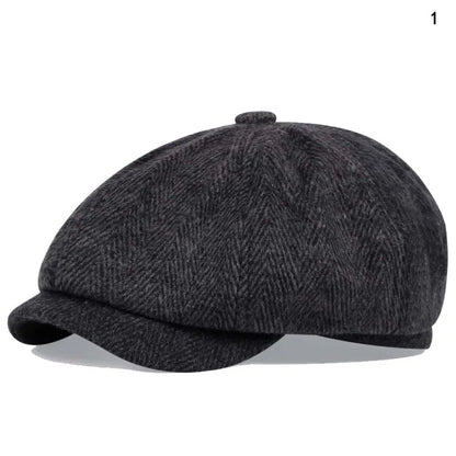 Men Casual Peaky Blinders Hat Spring Autumn Retro Beret Hats Wild Casual Hats Unisex Wild Octagonal Cap Girl Newsboy English Hat