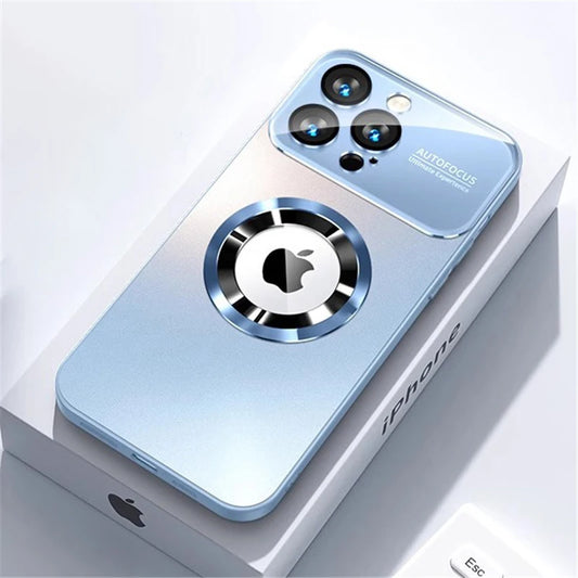 Titanium Metallic Color Matte Magnetic Case