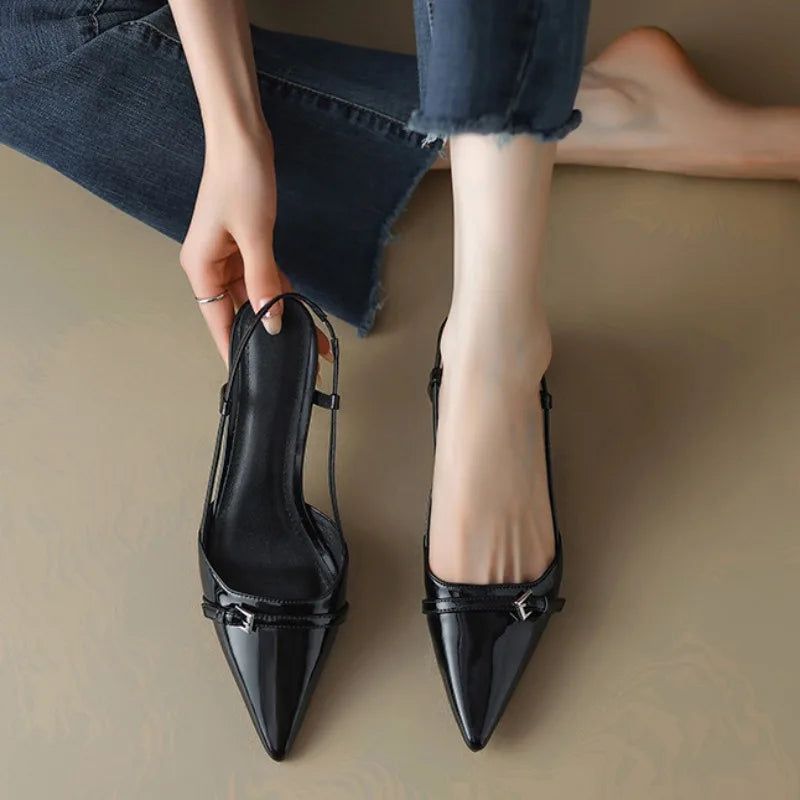 Monarch Slingback Heels