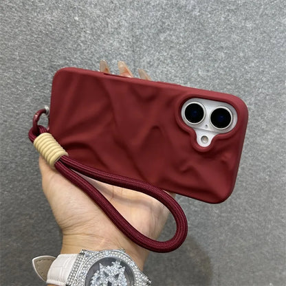 Cloud Grip Wrist Strap Phone Case