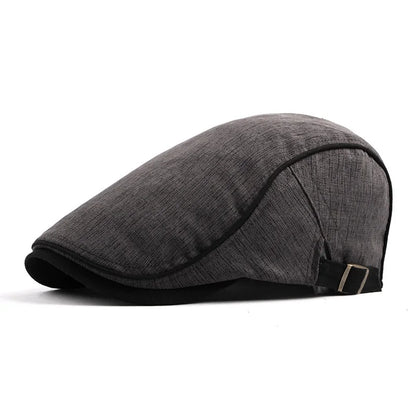 Oohmy Cotton Berets Men Women Casual Gatsby Ivy Hat Outdoor Golf Driving Flat Hat Cabbie Driver Newsboy Cap Vintage Headwear