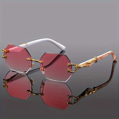Royal Panther Rimless Sunglasses