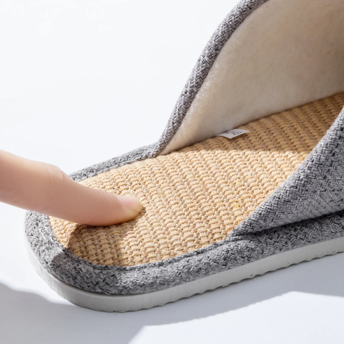 Unisex House Slippers Spring Fall Indoor Bedroom Floor Lightweight Quiet Flat Sole Breathable Comfortable All-Season Home Shoes