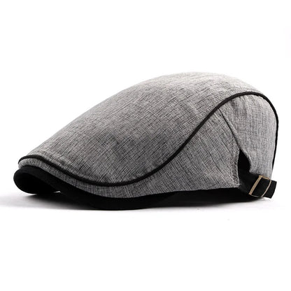 Oohmy Cotton Berets Men Women Casual Gatsby Ivy Hat Outdoor Golf Driving Flat Hat Cabbie Driver Newsboy Cap Vintage Headwear