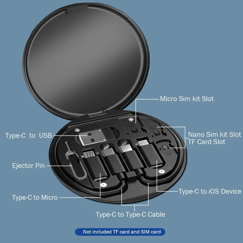 6-in-1 Universal Fast Charging Cable Kit
