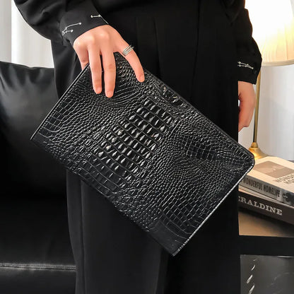 Crocodile Luxe Clutch