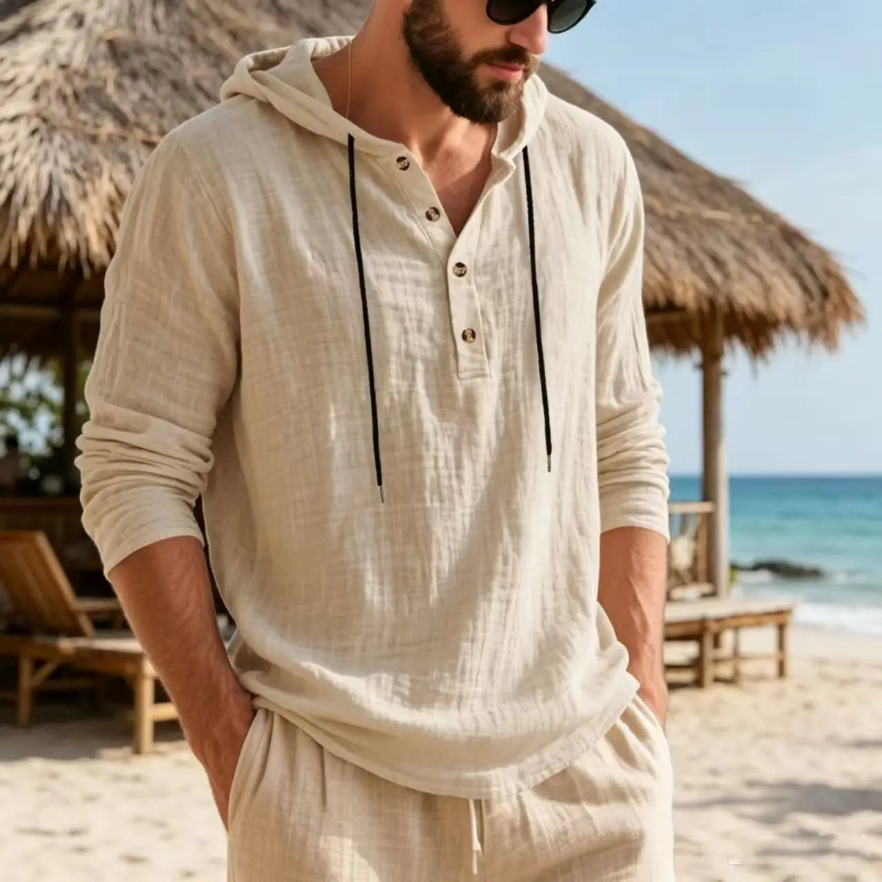 Coastal Breeze Hooded Shirt