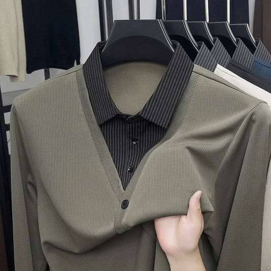 Elite V-Neck Business Sweater
